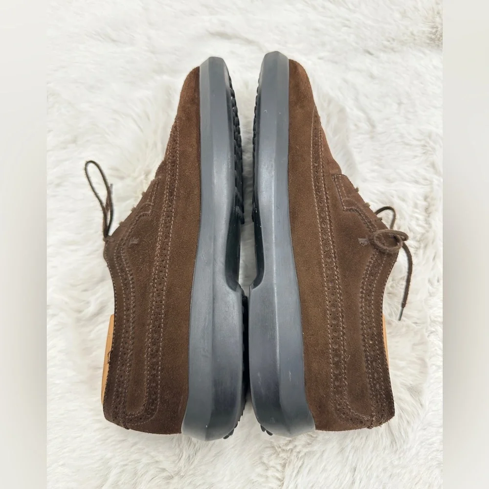 Tod’s Brown Suede lace up Oxford Shoes men’s derby‎ size 9.5